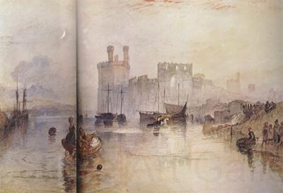 Joseph Mallord William Turner Caernarvon Castle,Wales (mk31) France oil painting art